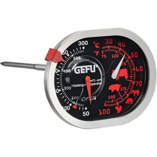 GEFU Grillthermometer 8,4 cm Edelstahl rot