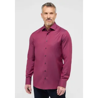 Eterna Langarmhemd »SLIM FIT«, NON IRON (bügelfrei), rot