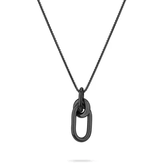 Liebeskind Berlin Halskette LJ-1787-N-45 Edelstahl Schwarz