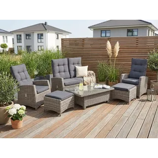 Konifera Monaco Loungeset grau