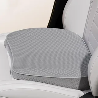 Rngwxoe 2-in-1 Keilkissen Auto oder Lendenkissen - 8 cm Weich Memory Foam Autositzkissen Fahrersitz - Komfort Sitzkissen Auto Autokissen Sitzkeilkissen für Auto und LKW, Grau