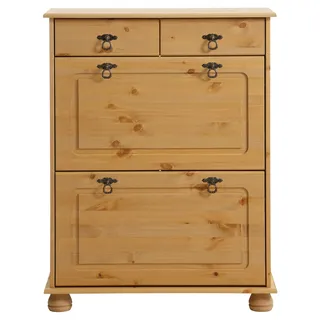 OTTO home Finca 75 x 100 x 30 cm beige / natur gebeizt