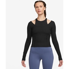 Nike Yogashirt »YOGA DRI-FIT LUXE WOMEN'S LONG-SLEEVE TOP«, schwarz