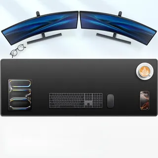 Acezeek Schreibtischunterlage Mauspad, Mauspad XXXL 1200x400mm, Mausunterlage Groß, Gaming Mouse Pad, Auslaufsichere Oberfläche und Rutschfester Boden