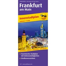 Frankfurt am Main Innenstadtplan 1 : 16 000