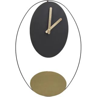 Beliani Manigod 32 cm Pendeluhr schwarz/gold