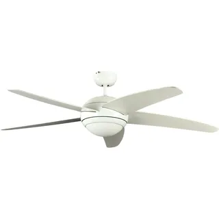 Pepeo Melton 132 cm Deckenventilator weiß mit Licht inkl. Fernbedienung