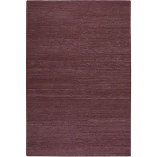 Esprit Handwebteppich Bordeaux , Textil , Uni , rechteckig , 130x190 cm , für Fußbodenheizung geeignet, in verschiedenen Größen erhältlich, für Hausstauballergiker geeignet, pflegeleicht, strapazierfähig, leicht zusammenrollbar , Teppiche und Böden, Teppiche, Moderne Teppiche