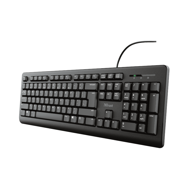 Bild von TK-150 Silent Keyboard schwarz, USB, DE (23983)