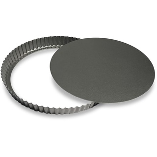 meleg otthon Tarteform,Quicheform,Non-stick Mit Hebeboden Torte Baking Pan,Obstku chenform und Backform (32cm x 1)