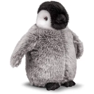 Animigos Plüschtier Pinguin Baby, Stofftier im realistischen Design, kuschelig weich, ca. 20 cm groß, Brown