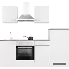 Bild von Küche »Lucca«, wahlw. mit E-Geräten, Breite 220 cm, weiß