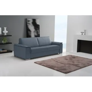 Egoitaliano Schlafsofa »Cecilia, modern & elegant, erstklassiger Sitzkomfort, Dauerschläfer« inkl. Matratze und hochwertigem Metallbettrahmen, toller Schlafkomfort, grau