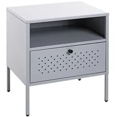 Bild HAKU Möbel Konsole Metall, grau 45,0 x 35,0 x 50,0 cm