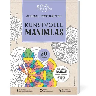 pen2nature Ausmal-Postkarten Kunstvolle Mandalas