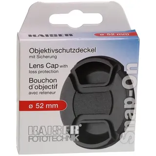 Kaiser Objektiv-Schutzdeckel Snap-on 52mm