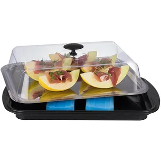 APS Tablett Thermo schwarz 14,0 x 29,0 cm