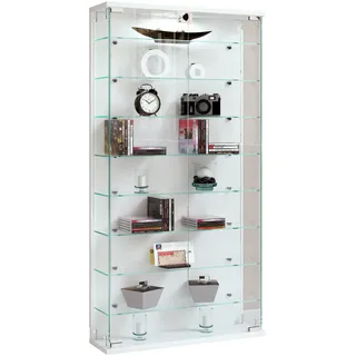 VCM Wandvitrine Relas L 59 x 17 x 0 cm Weiß