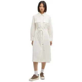 Barbour Rowane Langarm-midikleid - Marshmallow - S