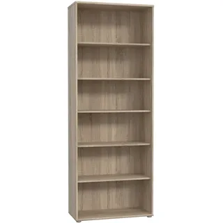 Forte TEMPRA 2 Standregal 73,7 x 34,8 x 197,5 cm Sonoma Eiche