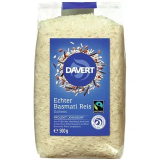 Davert - Echter Basmati Reis, weiß Fairtrade 500 g