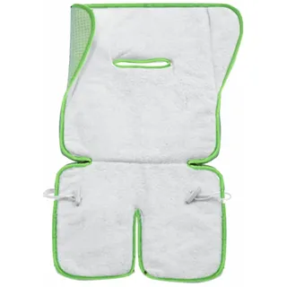 ITALBABY 050.0030 Universal-Sitzauflage für Kinderwagen, wendbar, mit Frottee Grün/Limette