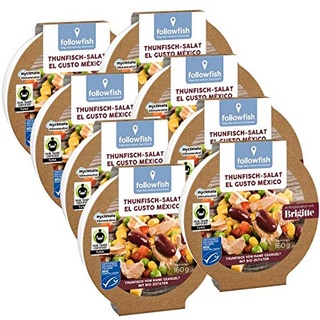 followfish MSC Fair Trade Thunfisch-Salat Gusto Italiano, 8er Pack (8 x 160g)