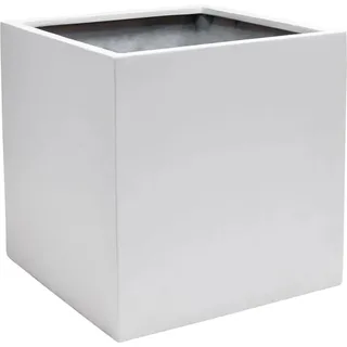 Vivanno Pflanzkübel Block 40 cm x 40 cm x 40 cm Weiß