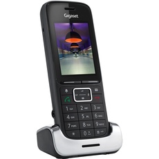 Gigaset Premium 300HX – DECT-Mobilteil mit Ladegerät – hochwertiges schnurloses Telefon für DECT-Basis – Farbdisplay – hervorragende Sprachqualität, Schwarz