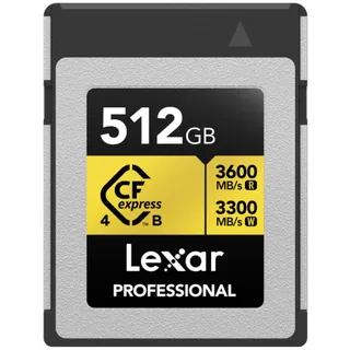 Lexar CFexpress 4.0 Pro Gold - 3600MB/s - 512GB