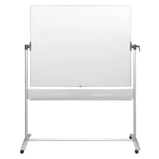 NOBO mobiles Whiteboard 120,0 x 90,0 cm weiß lackierter Stahl