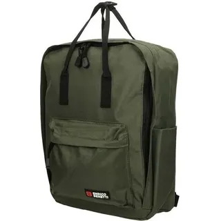 Christian Wippermann hochwertiger großer Herren Damen Rucksack City Bag Cityrucksack Tasche Olive - Grün