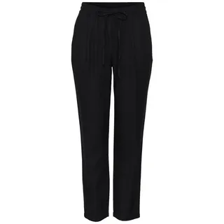 Vero Moda Bundfaltenhose JESMILO (1-tlg) Drapiert/gerafft schwarz M