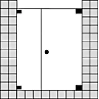 SPRINZ Omega Maßanfertigung Pendeltür o. Tür mit Seitenteil nach außen fluchtend für Nische, Maße bis: 1000x2000mm, O23.0SO, Duschkabine: Beschlagteile: Sonderoberfläche, Glasart: Kristall hell mit