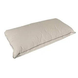 Daunen Nackenstützkissen SILBER, Größe: 40x80 cm, Stützkraft: Medium