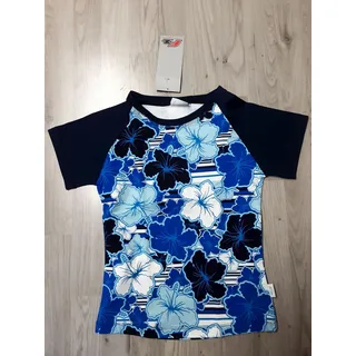 F2 Raglan Tee Cathy blue Shirt Damen weich Sommer Oberteil Top, Größe: M