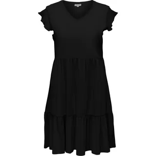 ONLY CARMAKOMA Jerseykleid Schwarz M