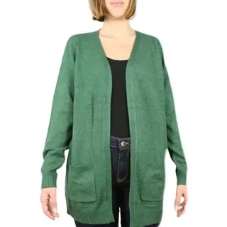 ONLY Damen Onllesly L/S Open Cardigan KNT Noos Strickjacke 15174274 ,Pineneedle/Detail:w. Melange ,XS