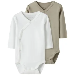 NAME IT Unisex Nbnbody 2p Ls Wrap Solid Noos Nbnbody 2P Ls Wrap Solid Noos (2er Pack)