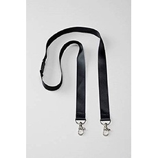 Avery 4844 Halsband mit Doppelkarabiner 44 cm lang x 2 cm breit, Schwarz, 10 Stück