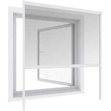 Bild Insektenschutz Rollo Plus, Fliegentitter, Alurahmen für Fenster, weiß, Selbstbausatz 130 x 160 cm, 04322