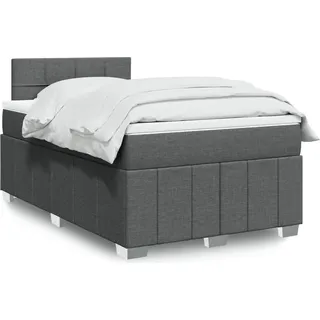 Eleganten-Stil Boxspringbett mit Matratze Dunkelgrau 120x200 cm Stoff,80,5 Kg cloris2264698 - Grau