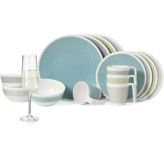 moritz Harmonie Geschirr-Set 16-tlg. für 4 Personen creme/beige