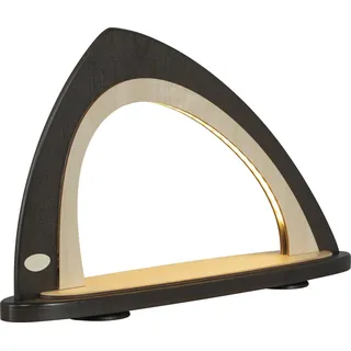 Leerbogen asymmetrisch grün/weiß LED BxHxT 52,0x29,7x9,0cm NEU Schwibbogen Licht