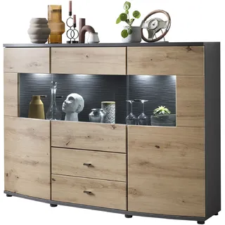 INOSIGN Highboard »DERA«, Vitrine, Breite 160 cm