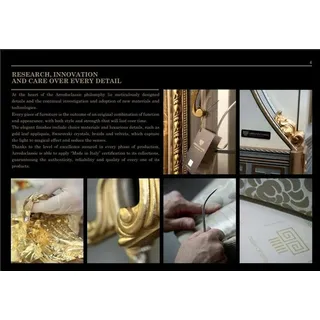 Schminktisch Spiegel Hocker Anrichte Schlafzimmer Kommode Barock Rokoko 3tlg neu - Weiß