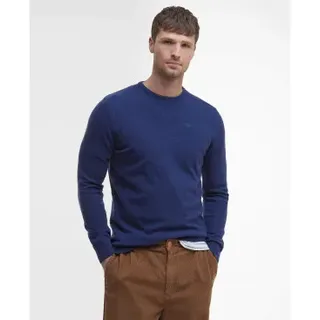 Barbour für Herren. MKN0345 Unverzichtbarer Pullover blau (XXL), Lässig, Wolle, Polyester