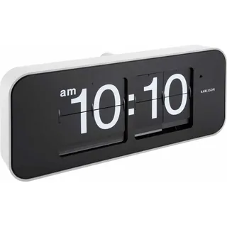 Karlsson Wanduhr Wall Clock Wide Flip Weiß (16,5cm) - Weiß