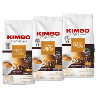 Kimbo Crema Intensa Kaffeebohnen 3x 1000 g