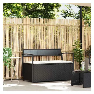 vidaXL Gartenbank 100 x 54 x 74 cm Schwarz